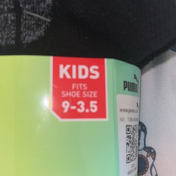 Puma 10 Pair lowcut moisture wicking arch support socks for YOUTH 9-3.5 -NWT - Picture 3 of 5